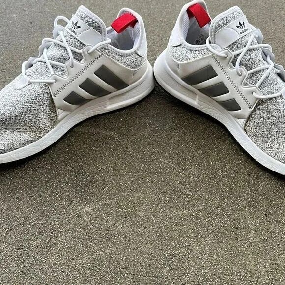 Adidas x_plr knit white & gray sneakers main image 6